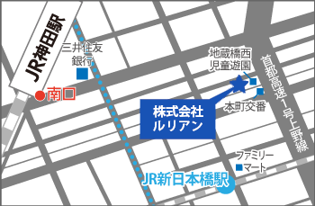 会社ルリアンの所在地地図